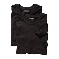 Redfield Doppelpack T-Shirts Übergröße schwarz, Größe:8XL von Redfield
