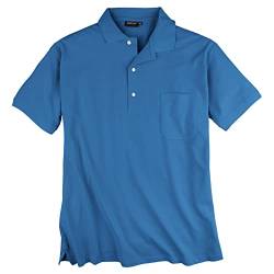Redfield Piqué Poloshirt Herren Übergröße blau, Größe:10XL von Redfield