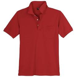 Redfield Piqué Poloshirt Übergröße rot, Größe:5XL von Redfield