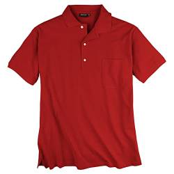 Redfield Piqué Poloshirt Übergröße rot, XL Größe:2XL von Redfield