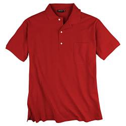 Redfield Piqué Poloshirt Übergröße rot, XL Größe:3XL von Redfield