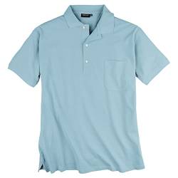 Redfield Poloshirt Übergröße hellblau Piqué, XL Größe:3XL von Redfield