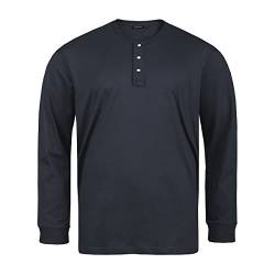 Redfield Serafino Langarmshirt Übergröße Navy, Größe:3XL von Redfield