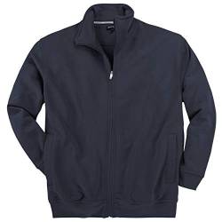 Redfield Sweatjacke Herren dunkelblau Stehkragen Übergröße, XL Größe:6XL von Redfield