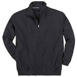 Redfield Sweatjacke Herren schwarz Stehkragen Übergröße, XL Größe:4XL von Redfield