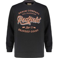 Redfield Sweatshirt mit Label-Print von Redfield