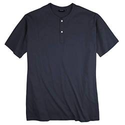 Redfield T-Shirt Navy mit Knopfleiste Übergröße, XL Größe:5XL von Redfield