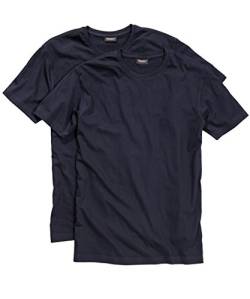 Redfield T-Shirt mit Rundhals im 2-er Pack Herrenübergröße in Navy, Größe:7XL von Redfield