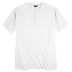 Redfield T-Shirt weiß mit Knopfleiste Übergröße, XL Größe:5XL von Redfield