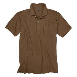 Redfield Übergrößen Piqué Poloshirt braun, XL Größe:5XL von Redfield