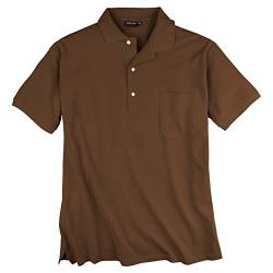 Redfield Übergrößen Piqué Poloshirt braun, XL Größe:8XL von Redfield