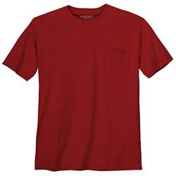 Redfield XXL Basic T-Shirt Jerry rot Brusttasche, Größe:8XL von Redfield