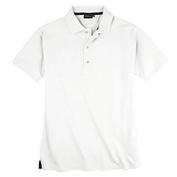 Redfield weißes Basic Stretch-Poloshirt Übergröße, Größe:4XL von Redfield