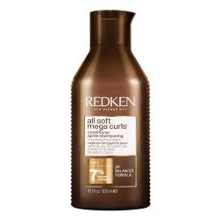 Redken Spülung für lockiges oder krauses Haar, Belebt, bändigt & hydratisiert trockenes Haar, Mit Aloe-Vera, All Soft Mega Curls Conditioner, 300 ml von Redken