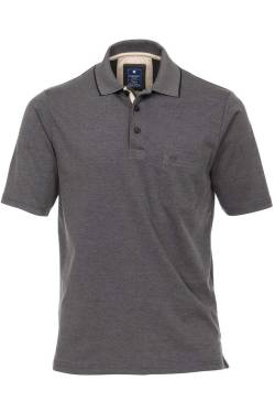 Redmond Casual Poloshirt Kurzarm anthrazit von Redmond