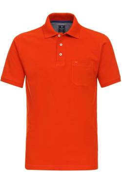 Redmond Casual Regular Fit Poloshirt Kurzarm terra von Redmond