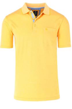 Redmond Casual Regular Fit Poloshirt Kurzarm gelb von Redmond