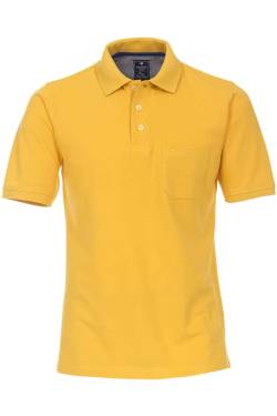 Redmond Casual Regular Fit Poloshirt Kurzarm gelb von Redmond