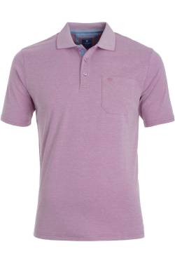 Redmond Casual Regular Fit Poloshirt Kurzarm rosa von Redmond