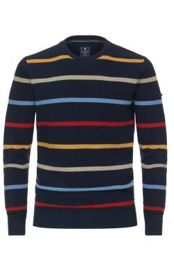 Redmond Casual Regular Fit Pullover marine, Strukturiert von Redmond