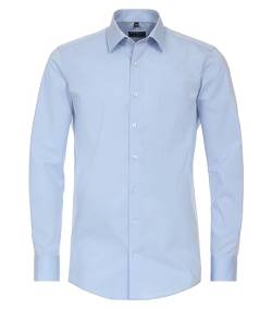 Redmond - Comfort Fit - Herren Langarm Hemd, Bügelfrei (140100), Größe:XL, Farbe:Blau(10) von Redmond