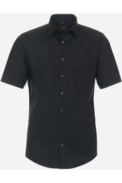 Redmond Modern Fit Hemd schwarz, Einfarbig von Redmond