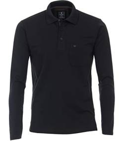 Redmond Polo-Shirt Langarm Uni nah 90 schwarz L von Redmond