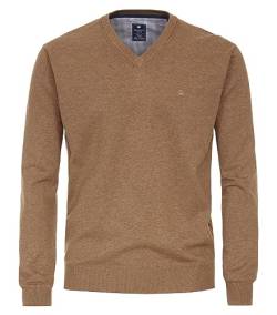 Redmond Pullover Uni 303 Camel - braun L von Redmond