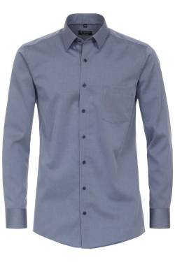 Redmond Regular Fit Hemd dunkelblau, Einfarbig von Redmond