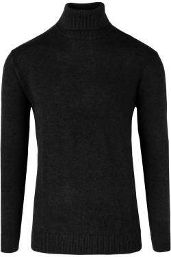 Redmond Regular Fit Pullover schwarz, Melange von Redmond