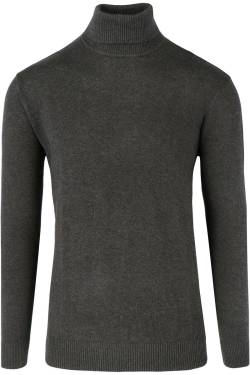 Redmond Regular Fit Rollkragenpullover anthrazit, Einfarbig von Redmond