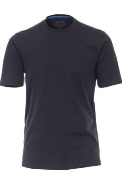 Redmond Regular Fit T-Shirt Rundhals nachtblau, Einfarbig von Redmond
