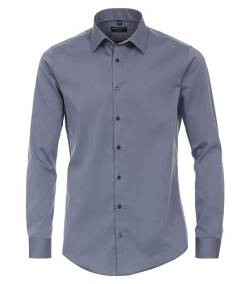 Redmond - Slim Fit - Herren Langarm Hemd, (231700130), Größe:L, Farbe:Blau(19) von Redmond