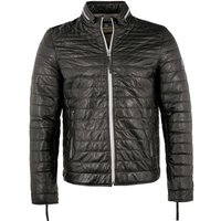 Redpoint Lederjacke Steph Echtleder Herren Lederjacke Steppjacke Lammnappa schwarz von Redpoint