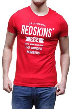 Redskins Herren T-Shirt Rot Rot von Redskins