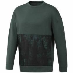 Herren Sweater ohne Kapuze Reebok grün - S von Reebok