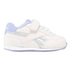 Reebok Baby-Mädchen ROYAL CL Jog 3.0 1V Sneaker, FTWWHT/LILGLW/PORPNK, 23 EU von Reebok