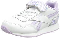 Reebok Baby-Mädchen Royal Classic Jogger 3 Sneaker, Footwear White/Purple Oasis/Pixel Pink, 21 EU von Reebok