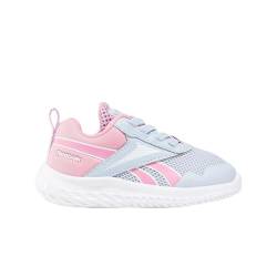 Reebok Baby-Mädchen Rush Runner 5 TD Sneaker, PALBLU/FTWWHT/JASPNK, 21 EU von Reebok