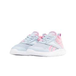 Reebok Baby-Mädchen Rush Runner 5 TD Sneaker, PALBLU/FTWWHT/JASPNK, 26 EU von Reebok