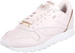 Reebok Damen Classic Leather Hardware Gymnastikschuhe, Pink (Pale Pinkwhiterose Gold), 37 EU von Reebok