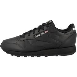 Reebok Damen Classic Leather Sneaker, CBLACK/CBLACK/PUGRY5, 39 EU von Reebok