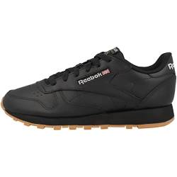 Reebok Damen Classic Leather Sneaker, CBLACK/PUGRY5/RBKG03, 38 EU von Reebok