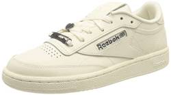 Reebok Damen Club C 85 Laufschuhe Sneaker, Chalk Chalk Noble Grey Met, 37.5 EU von Reebok