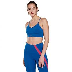 Reebok Damen Wor Tri Back Pad Trainings-BH – leichte Stütze, Vecblu, L von Reebok