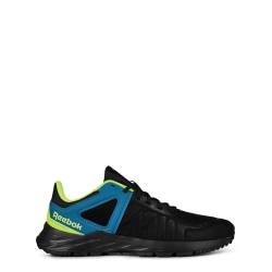 Reebok Herren Astroride Trail 2.0 Sneaker, Stahl-Blauer Kern, schwarz, solarbetrieben, Gelb, 42 EU von Reebok