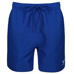 Reebok Herren Blau, Polyester, schnelltrocknend, für Erwachsene Badehose, XL von Reebok