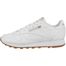 Reebok Herren Classic Leather Sneaker, FTWR White Pure Grey 3 Rubber Gum 03, 37 EU von Reebok