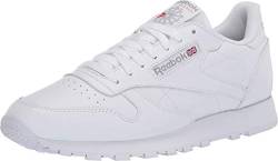 Reebok Herren Classic Leather Sneaker, White White Light Grey, 42.5 EU von Reebok