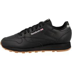 Reebok Unisex Classic Leather Sneakers, Core Black Pure Grey 5 Rubber Gum 03, 42.5 EU von Reebok